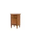 Highgrove, klassisk rund kommode/sidebord i brunt tre - Bilde 5