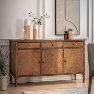 Highgrove klassisk skjenk i brunt tre