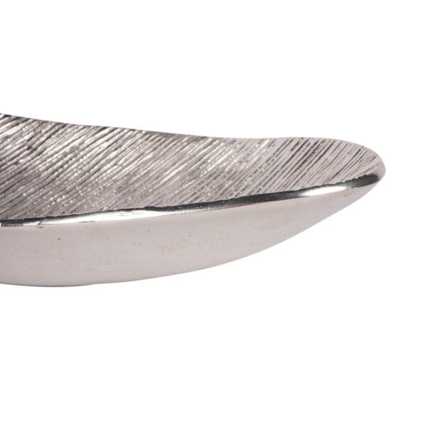 Albury, bladformet dekorfat i sølvfarget aluminium - Bilde 6