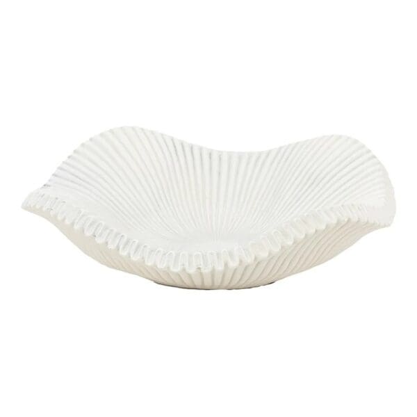 Barbuda, stilrent dekorfat i offwhite magnesium - Bilde 3