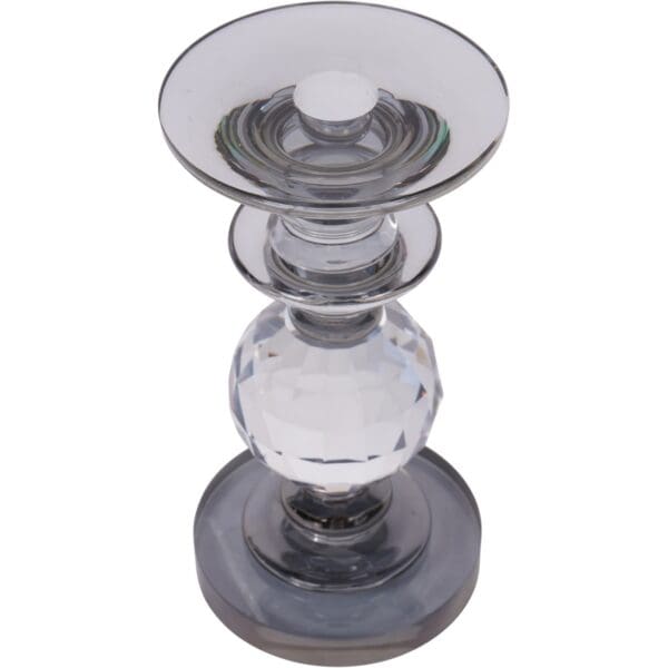 Kersey, elegant lysestake i  slepet  glass (19,5cm) - Bilde 3