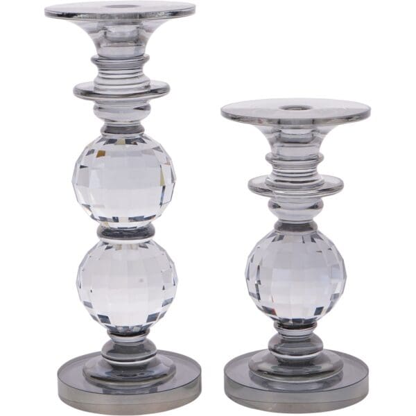 Kersey, elegant lysestake i  slepet  glass (19,5cm) - Bilde 6