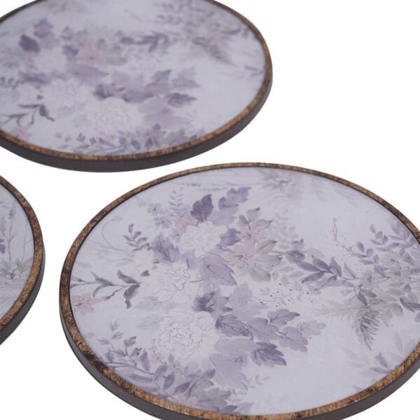 Linlithgow, glassbrikker med lilla blomster fra Laura Ashley - Bilde 4