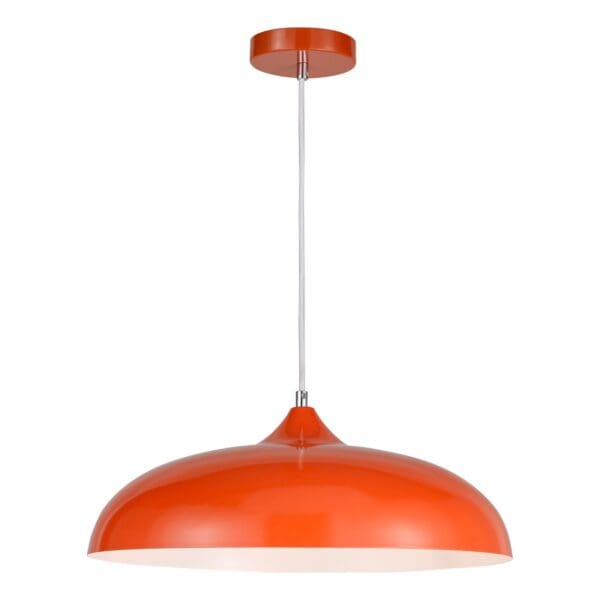 Kaelan, Retro takpendel i orange metall - Bilde 2