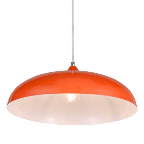 Kaelan, Retro takpendel i orange metall - Bilde 4