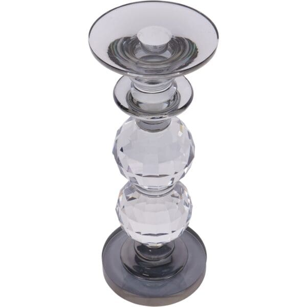 Kersey, elegant lysestake i  slepet  glass (26,5cm) - Bilde 3