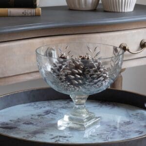 elegant glassbolle fra laura ashley