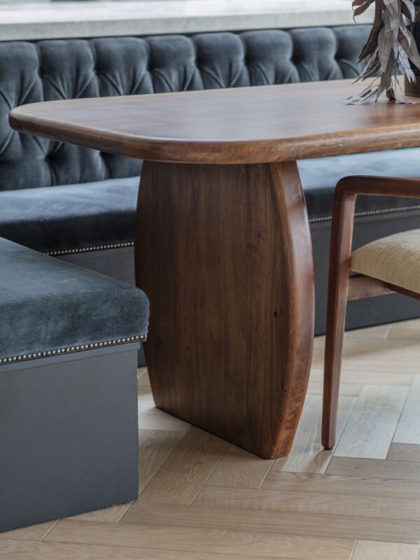 Monterey, moderne solid spisebord i mangotre - Bilde 2