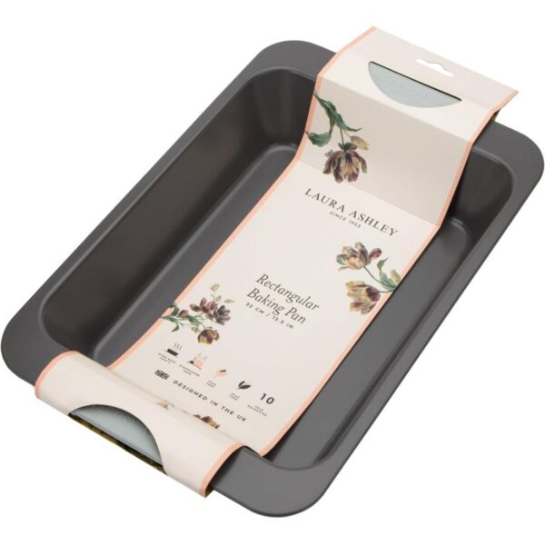 "non stick" ovsform (32cm) med salviegrønne håndtak fra Laura Ashley - Bilde 2