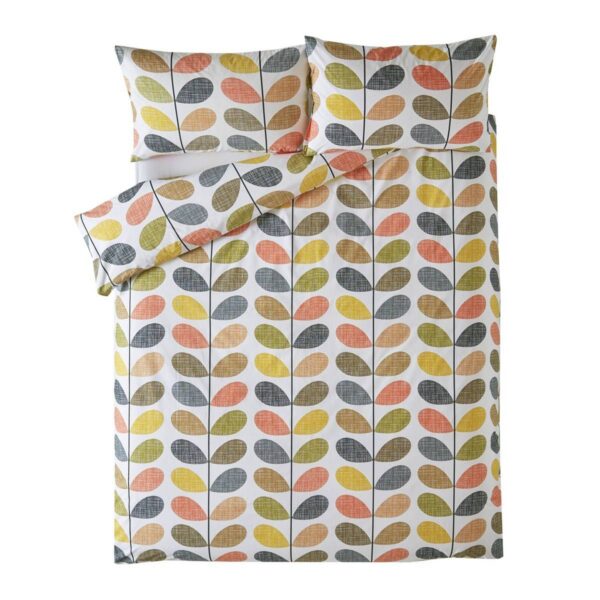 Scribble Stem,  retro dynetrekk i orange fra Orla Kiely - Bilde 2