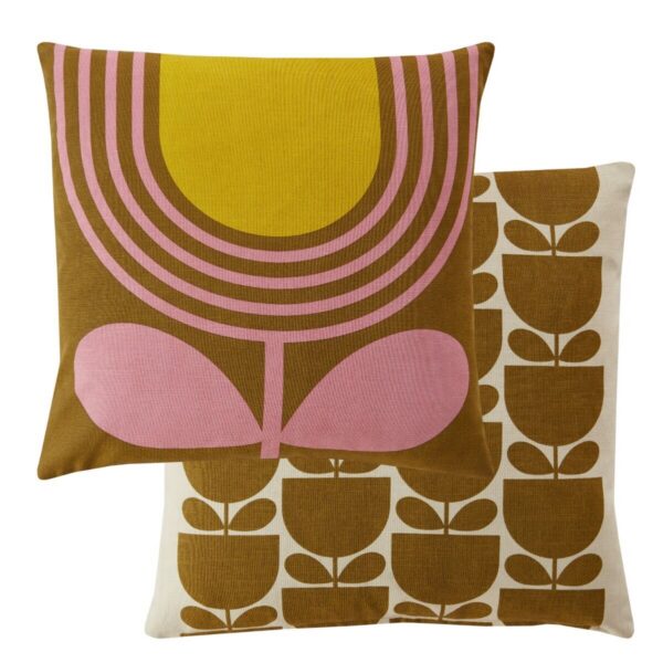 Striped Tulip, retro pute i rosa og oker fra Orla Kiely - Bilde 2