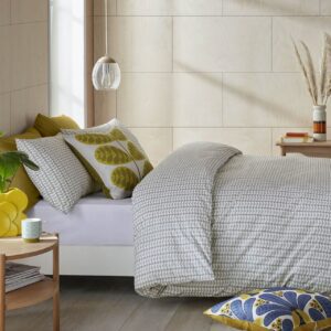 Tiny Stem retro dynetrekk i grått og hvitt fra Orla Kiely