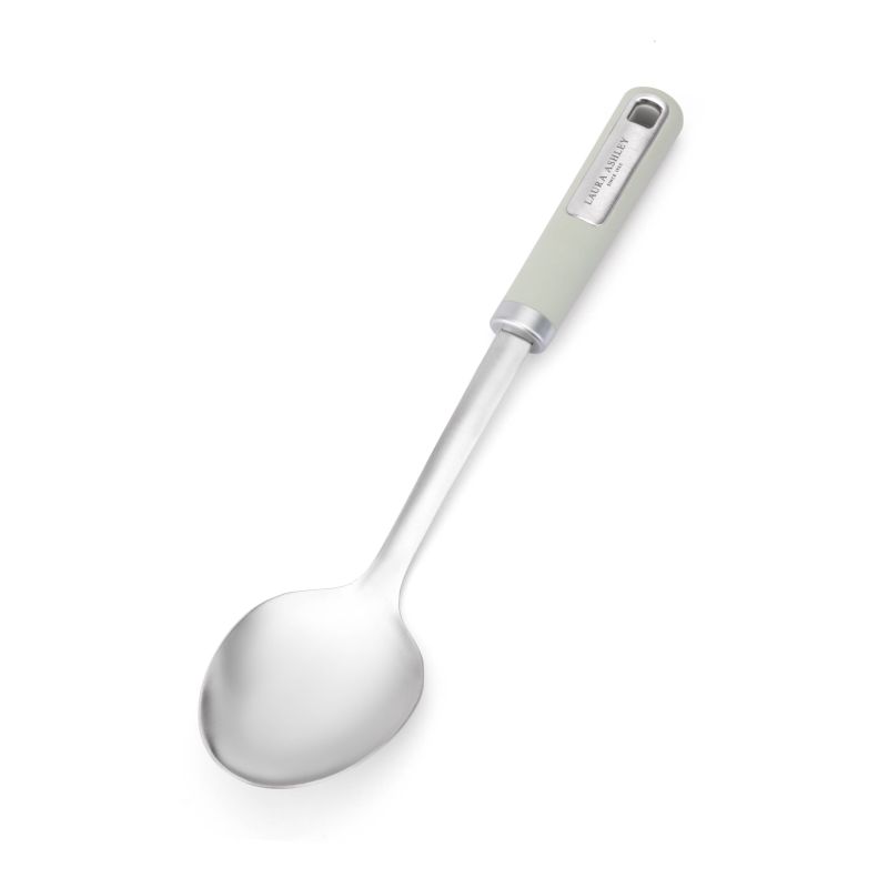 Serveringsskje med salviegrønt keramikkhåndtak