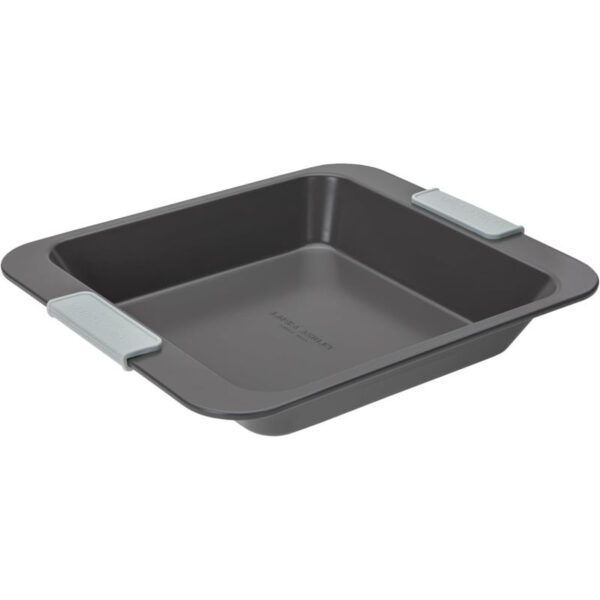 "non stick" Firkantet kakeform (23cm) med salviegrønne håndtak fra Laura Ashley - Bilde 3