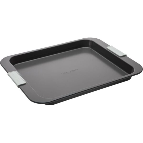 "non stick" langpanne (38cm) med salviegrønne håndtak fra Laura Ashley - Bilde 3