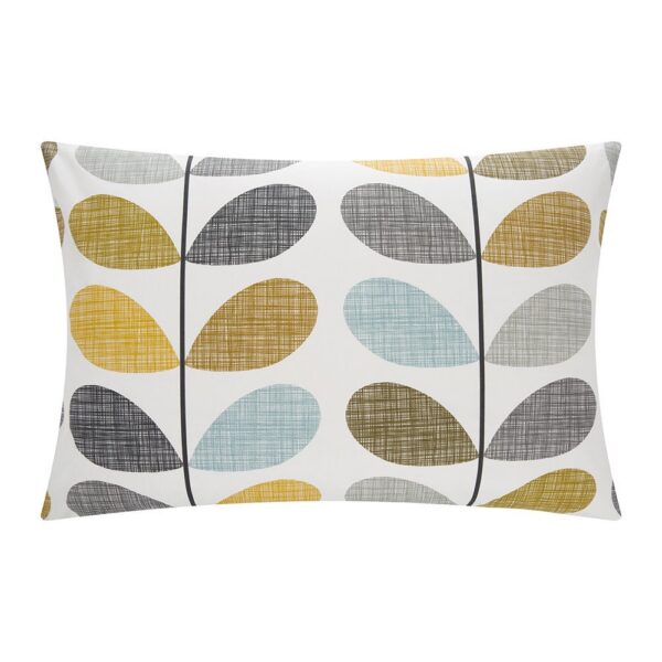 Scribble Stem, retro putetrekk i grønt fra Orla Kiely - Bilde 2