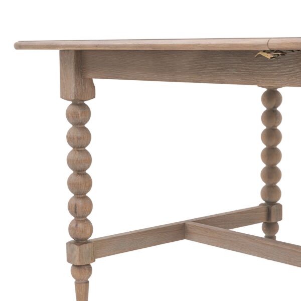 Artisan, spisebord med uttrekk, i kalkvasket eik - Bilde 10