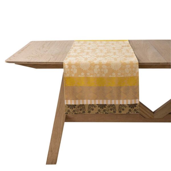 Gipsy,løper i gul bomull fra Le Jacquard Francais
