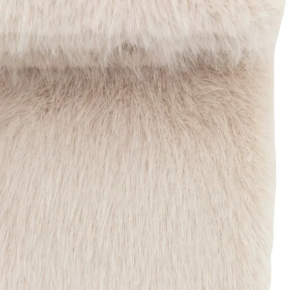 Maple, stort, deilig og mykt pelspledd/sengeteppe i beige - Bilde 4