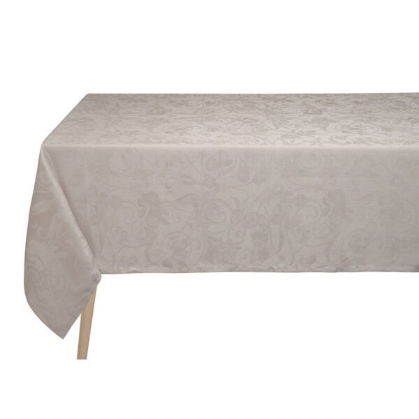 Tivoli, beige damaskduk  i 100% lin - Bilde 2