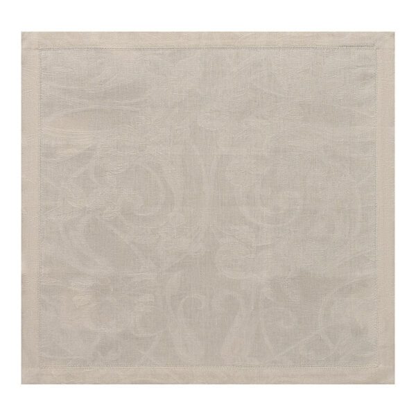 Tivoli damaskvevd serviett i beige