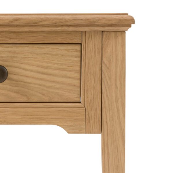 Malvern, klassisk nattbord med skuff i eik - Bilde 8