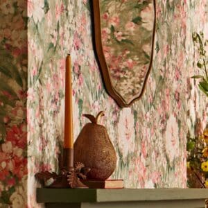 Acorn, lysestake med eikenøtter og blader i rustikk bronsefinish