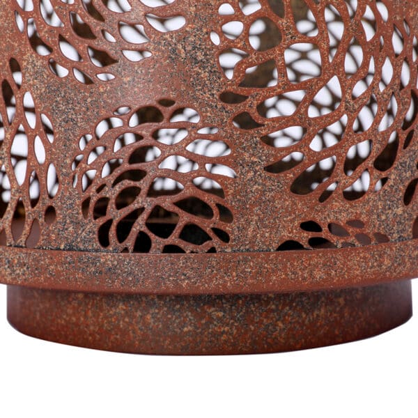 Pinecone, lyslykt med kongle cut out i rustikk bronsefinish - Bilde 4
