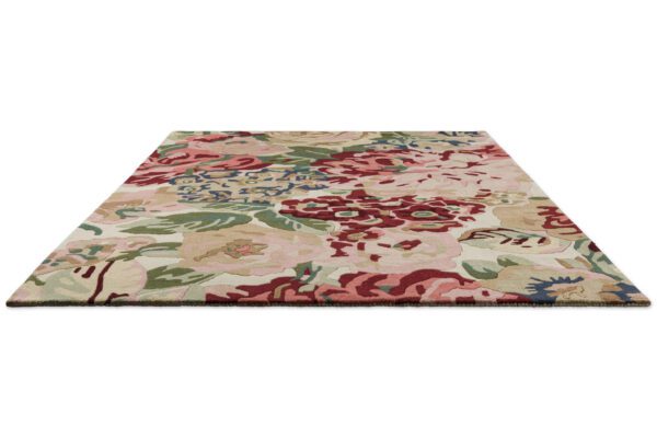 Sanderson Rose & Peony, gulvteppe i røde toner - Bilde 3