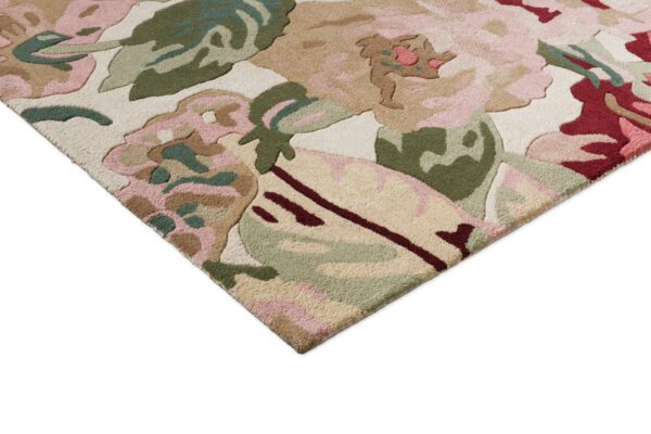 Sanderson Rose & Peony, gulvteppe i røde toner - Bilde 4