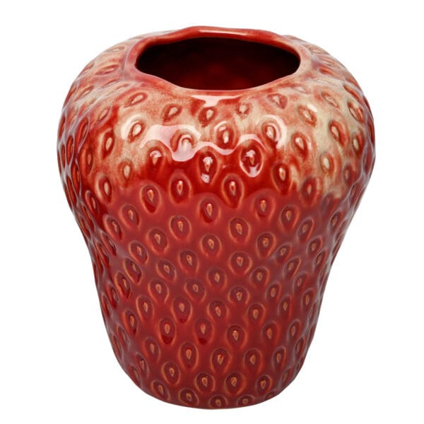 Berry, vase i keramikk formet som et jordbær - Bilde 2