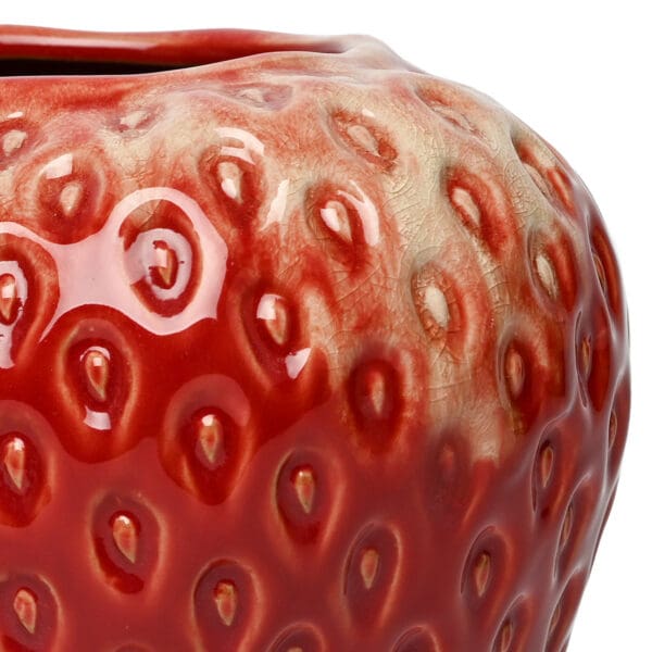 Berry, vase i keramikk formet som et jordbær - Bilde 4