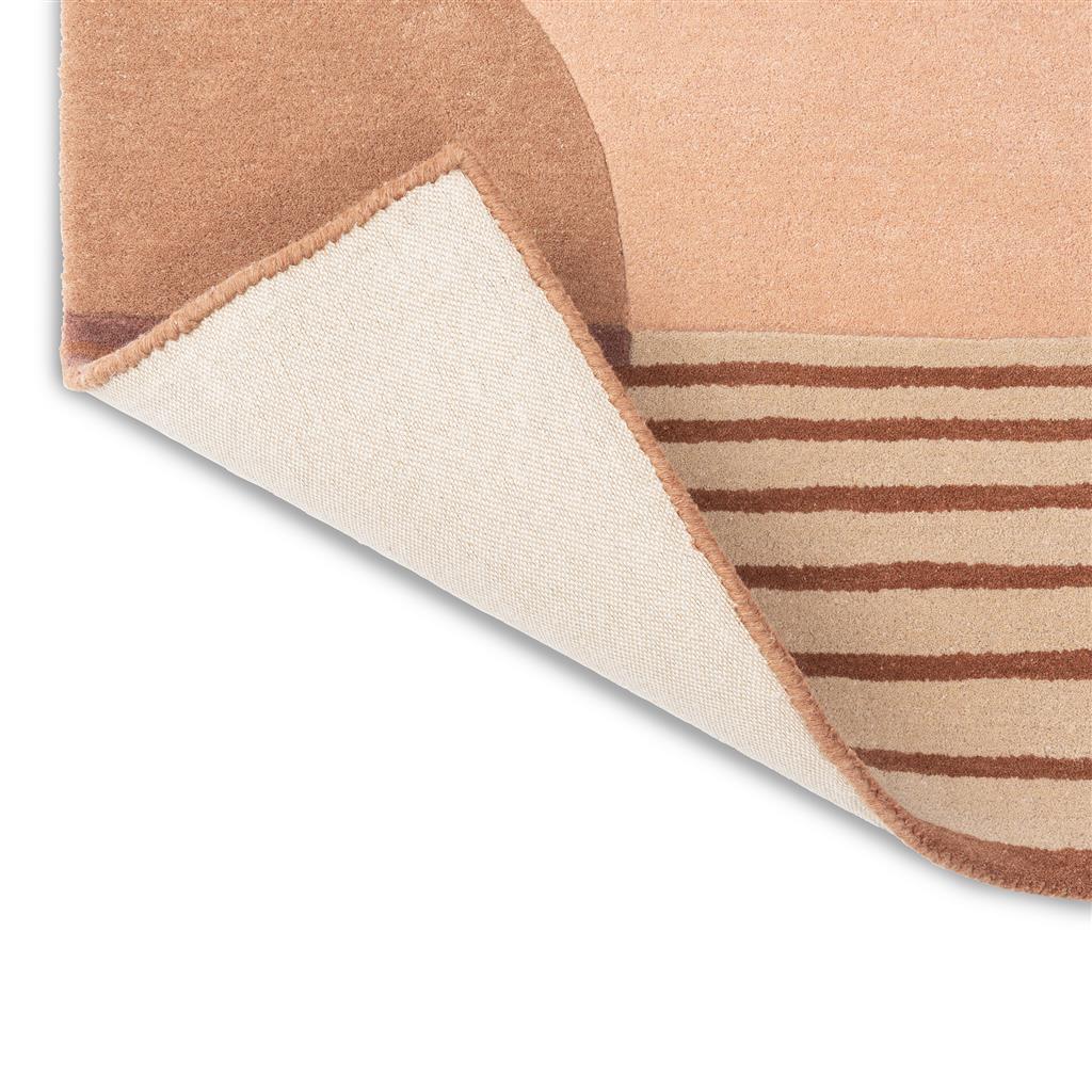 Decor Lola, håndtuftet  gulvteppe med geometrisk mønster i rosa - Bilde 7