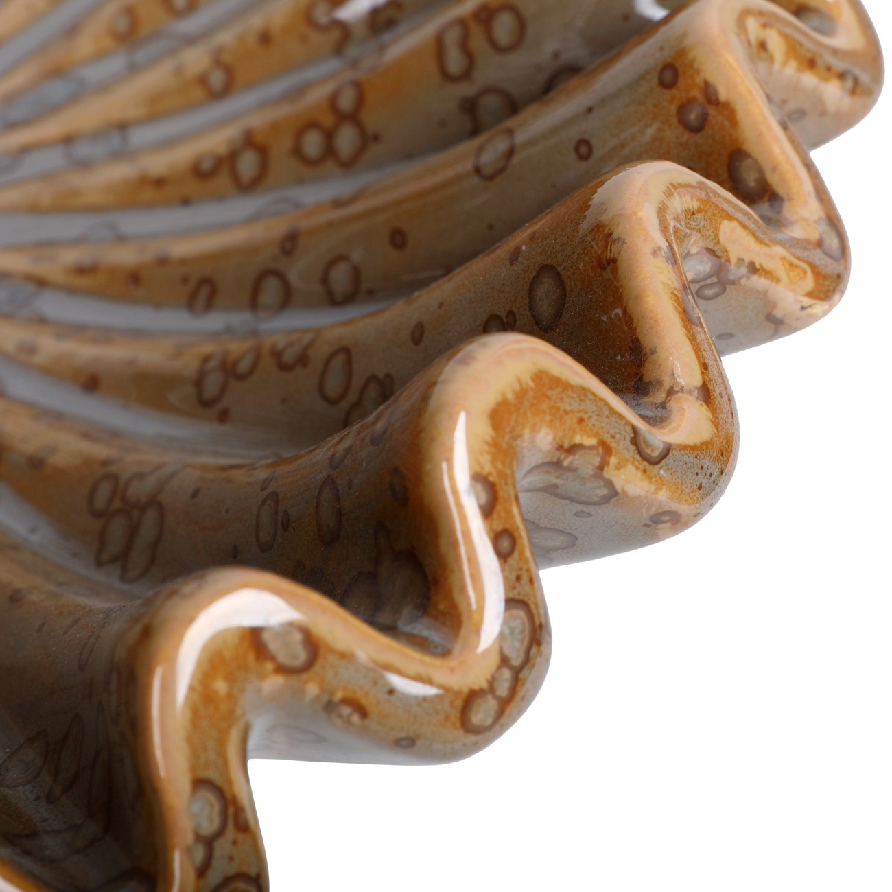 Earthen Ripple, dekorativ bolle i brun keramikk fra Laura Ashley - Bilde 4