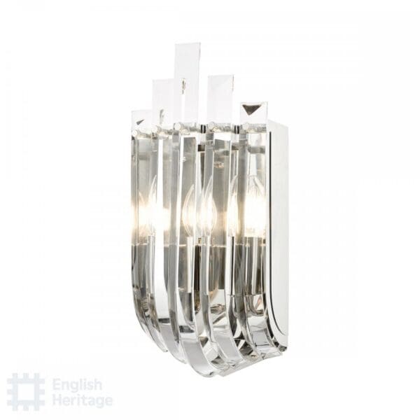 English Heritage Eltham, Art Deco vegglampe i  krystall - Bilde 2