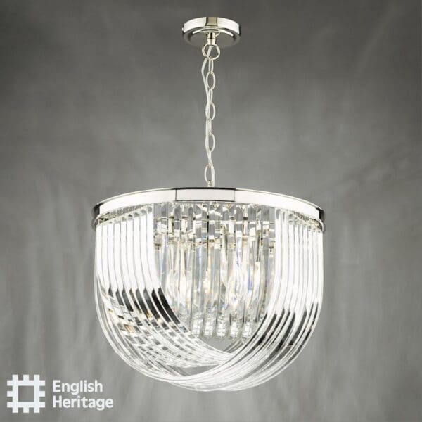 English Heritage Eltham, Art Deco lysekrone i  krystall - Bilde 2