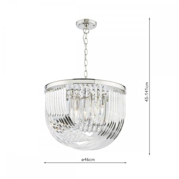 English Heritage Eltham, Art Deco lysekrone i  krystall - Bilde 8
