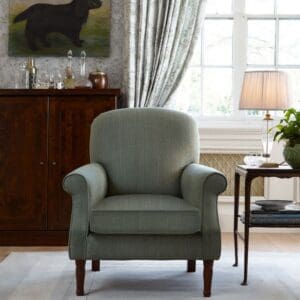 Rothes, klassisk lenestol i valgfritt stoff