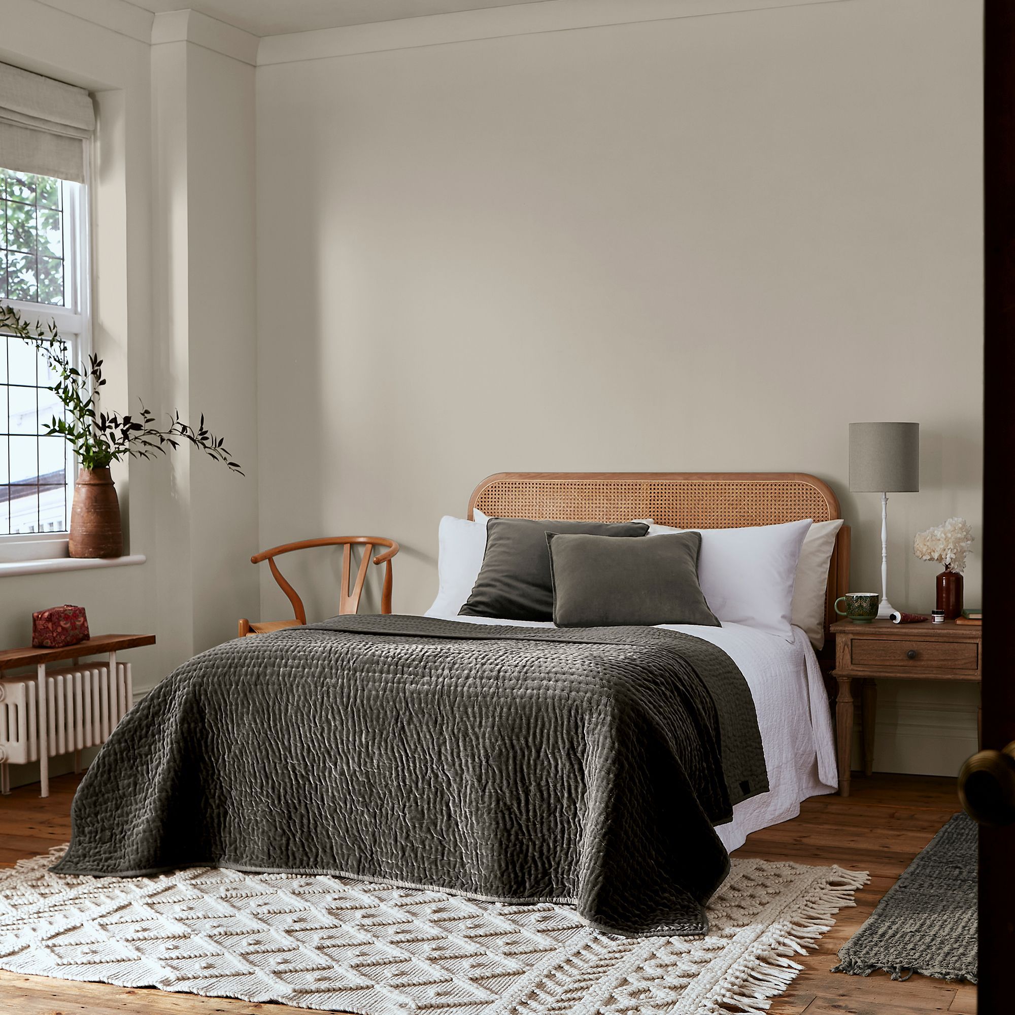 Dried Seedhead, kremfarget maling fra WIlliam Morris At Home