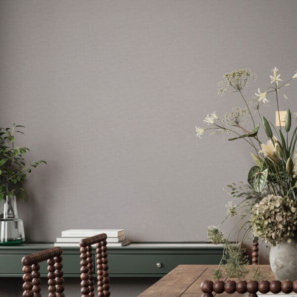 Nova, vinyltapet med lintekstur i beige